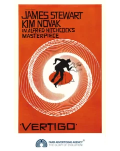 پوسترهای معروف فیلم های سینمایی vertigo